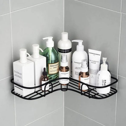 1 Pcs Metal Corner Rack For Bathroom & Kitchen | Bathroom Metal Shelf Organizer Wall Mount Bathroom Accessories ( With 2 Drill Screws )