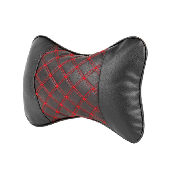 2pcs Car Neck Pillow Soft Breathe Car Auto Head Neck Rest Cushion Headrest Pillow Pad(random Color )