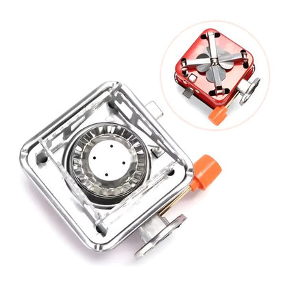 Camping Stoves Folding Outdoor Gas Stove Card Type Palm Square Furnace