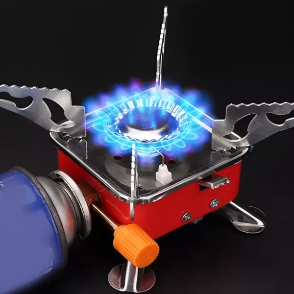 Camping Stoves Folding Outdoor Gas Stove Card Type Palm Square Furnace