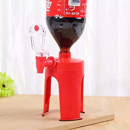 Cold Drink Cola Dispenser Stand With Tap | Bottle Beverage Dispenser Stand With Tap/plastic Bottle Dispenser Fountain For Cold Drink & Fizz Saver | Party Bar Buffet Dispenser For Home,picnic